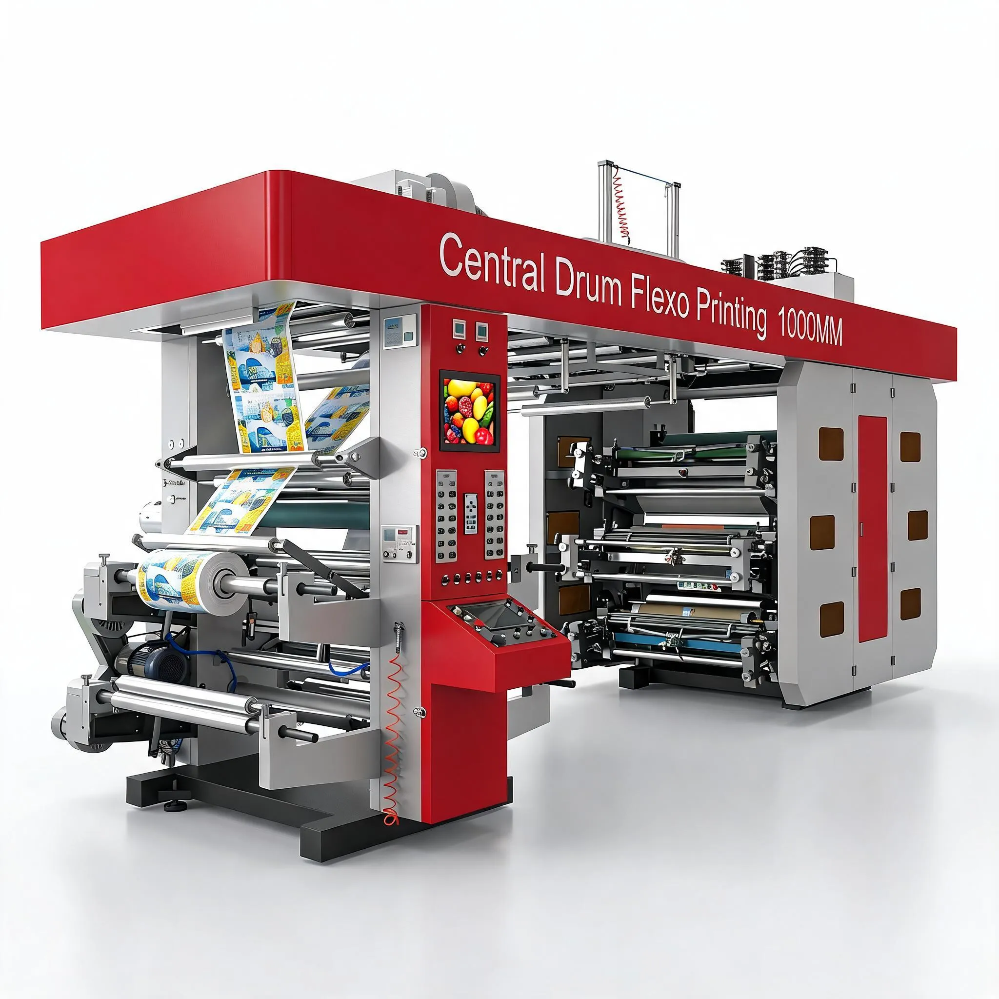 Central Impression 6 Color 1200mm Flexo Printing Machine CI-6-1200